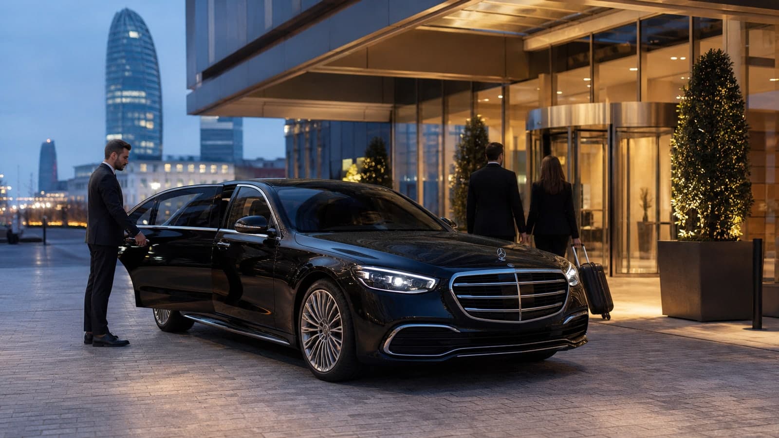 Mercedes de MeTransfers para Descubre Protocolo VIP Formación de nuestros conductores en atención al cliente de alto nivel