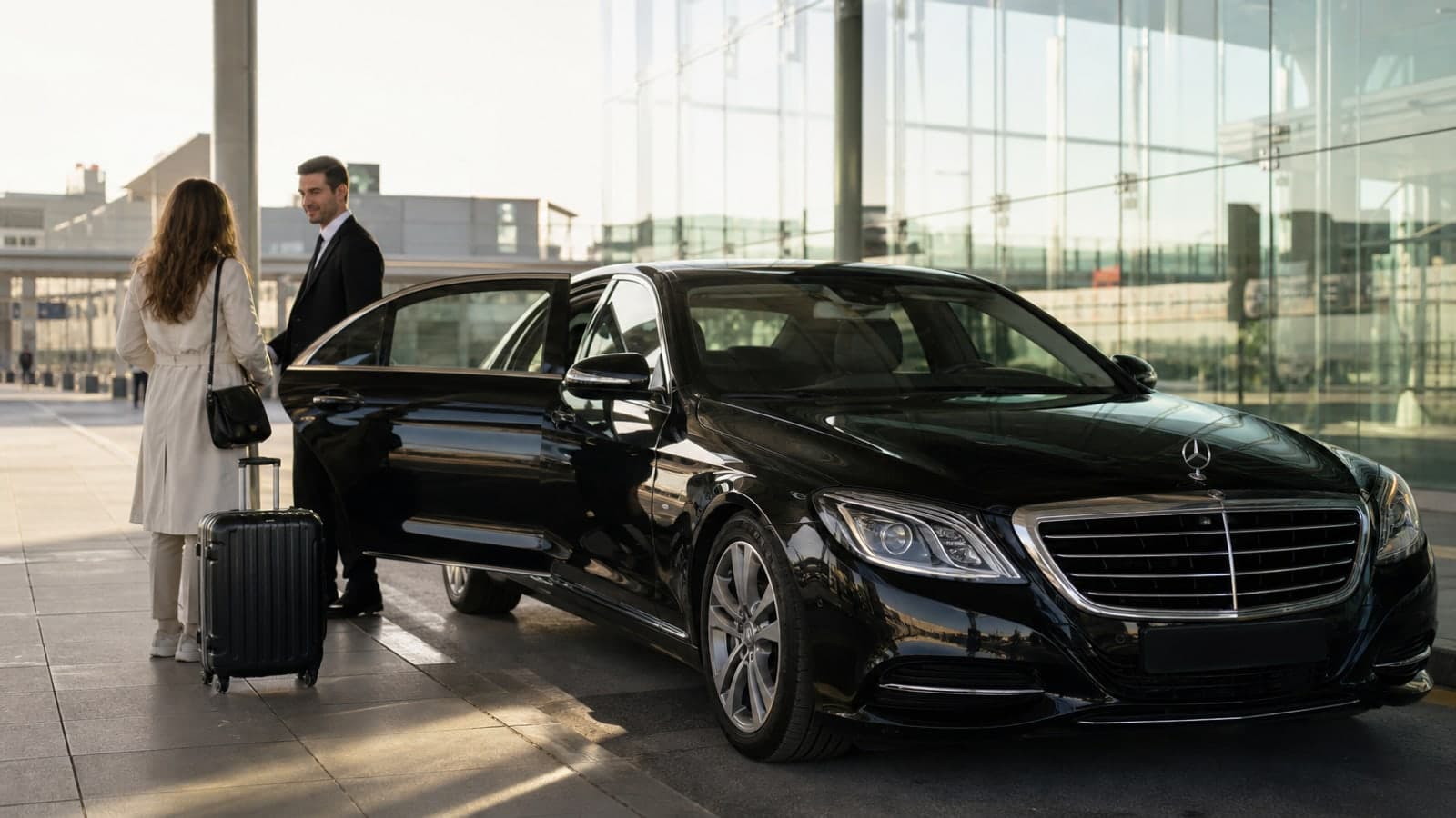 Mercedes de MeTransfers para Guía Completa: De Barcelona a Sitges Transporte privado para una escapada perfecta de un día