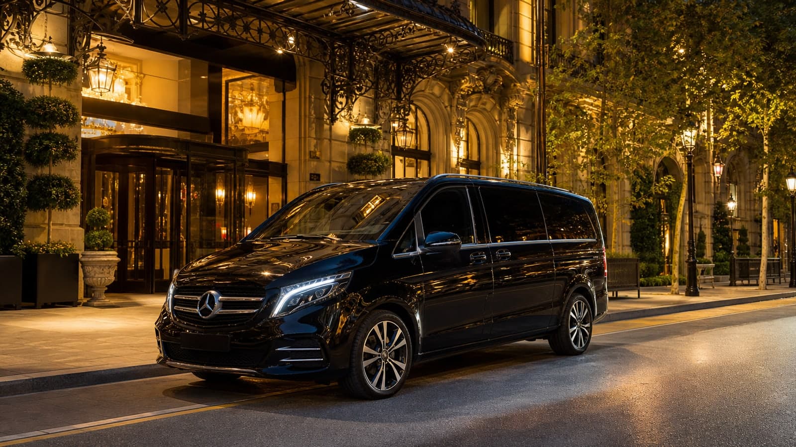 Mercedes de MeTransfers para Por qué elegir Barcelona de Noche Seguridad y estilo para tus regresos de madrugada